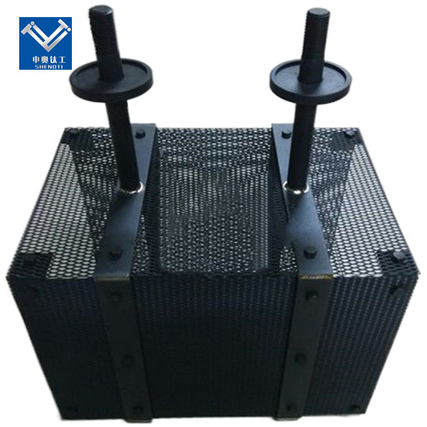 Titanium anode for electrodeposition